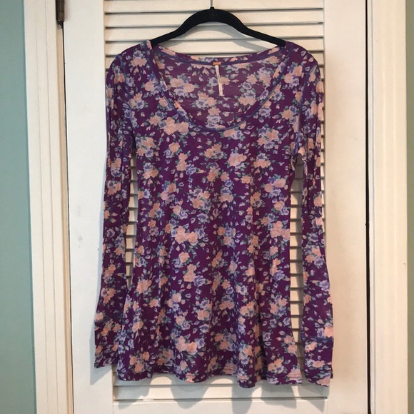 Free People Long-sleeve T-shirt - Picture 1 of 6